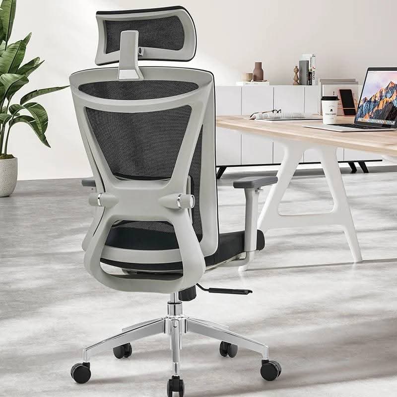 RK-B328H – Ergonomic Mesh Office Chair with Headrest
