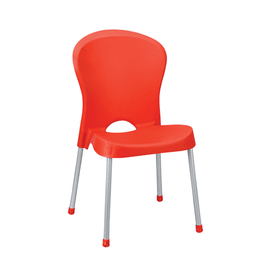 Boss BP-310 Denny Max Armless Chair with Silver Legs thumbnail 2