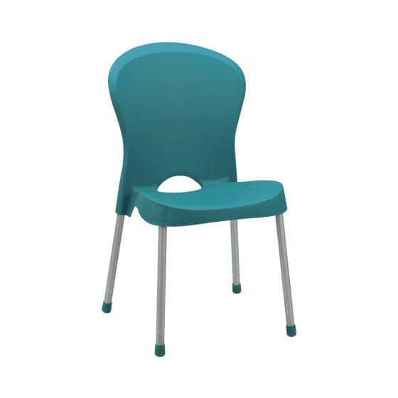 Boss BP-310 Denny Max Armless Chair with Silver Legs thumbnail 3