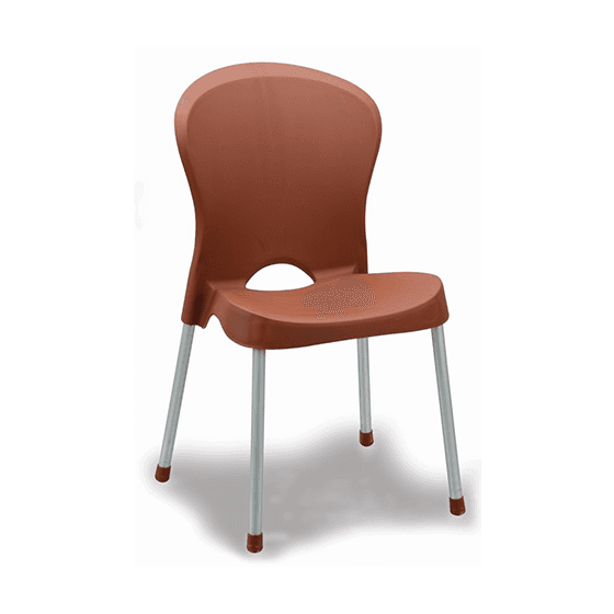 Boss BP-310 Denny Max Armless Chair with Silver Legs thumbnail 4