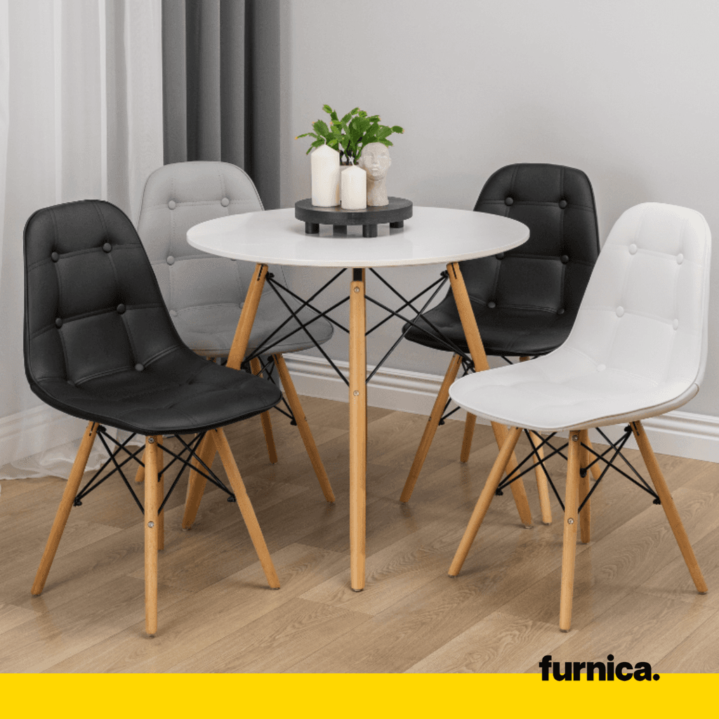 Model: RK-DS-405 Product Name: Premium 4-Seater Cushion Dining Set 🪑🍽️