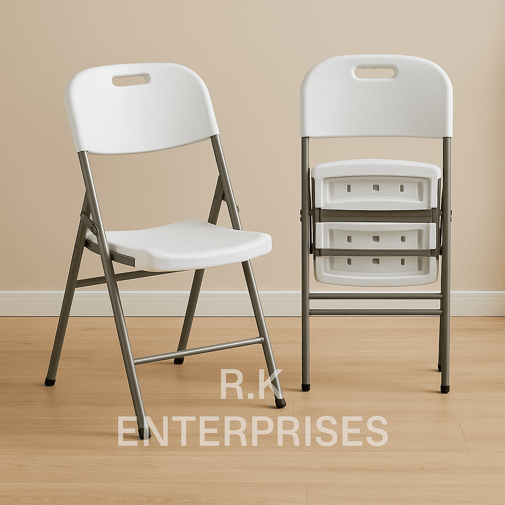RK-FC1125 Folding Chair – Strong & Durable Metal Frame with Plastic Seat