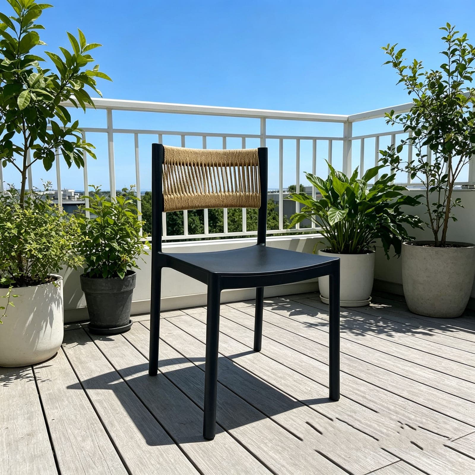 RK-910 – Full Plastic Chair Rattan Styple Imported thumbnail 2