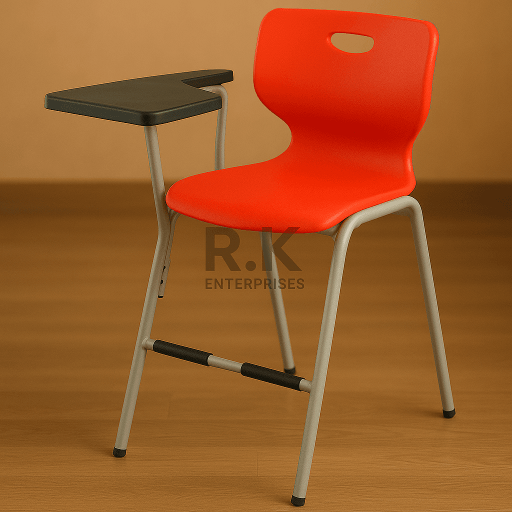 RK Enterprises – Model R.K-209 (Student Chair with Writing Pad)