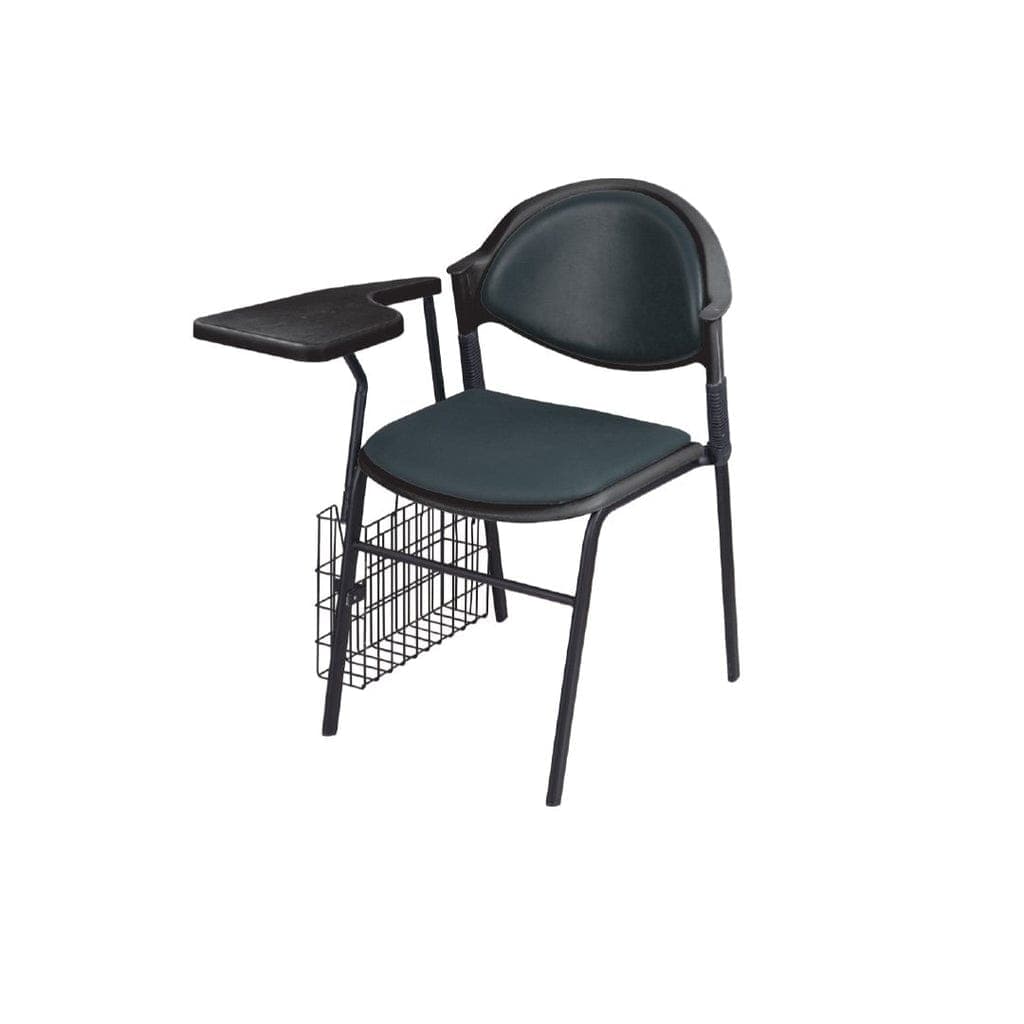 Model S-02SCB – Cushioned Study Chair with Writing Pad & Book Rack