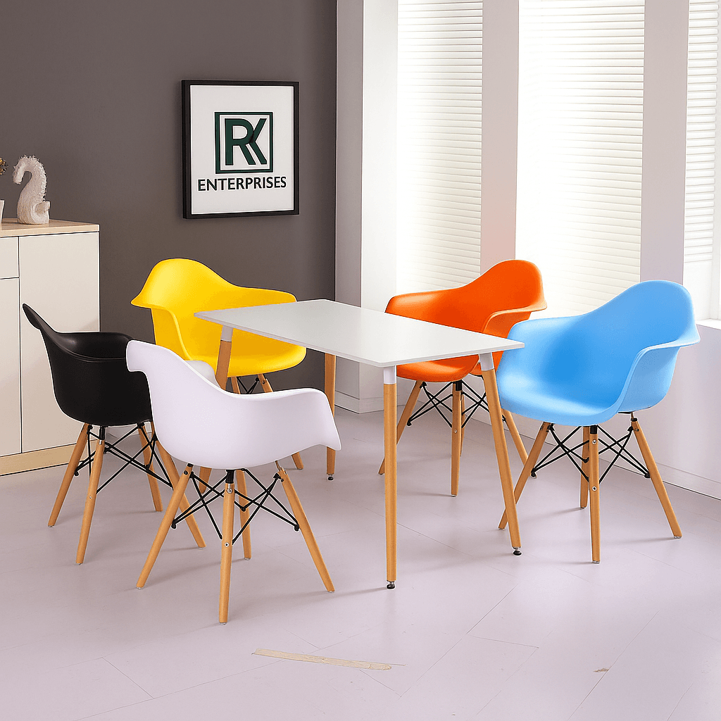 RK-202 Plastic Arm Chair – Modern & Elegant thumbnail 3