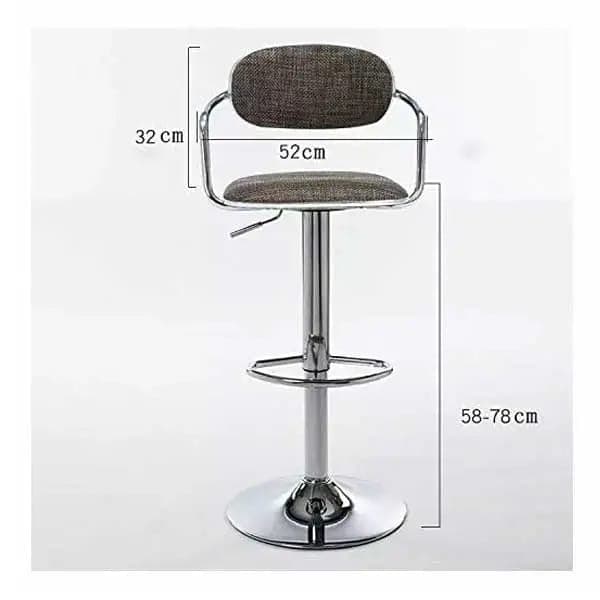 RK-B430 Classic Fabric Bar Stool thumbnail 7