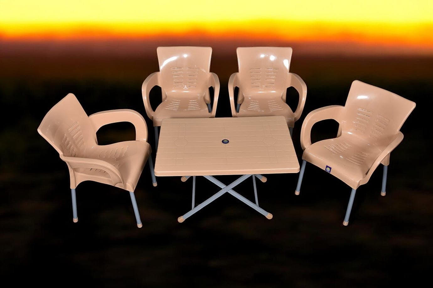 Relaxo Chair Set with BP-214-S Folding Table thumbnail 4